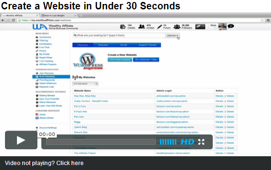 How To Create a Website In Under 30 Seconds